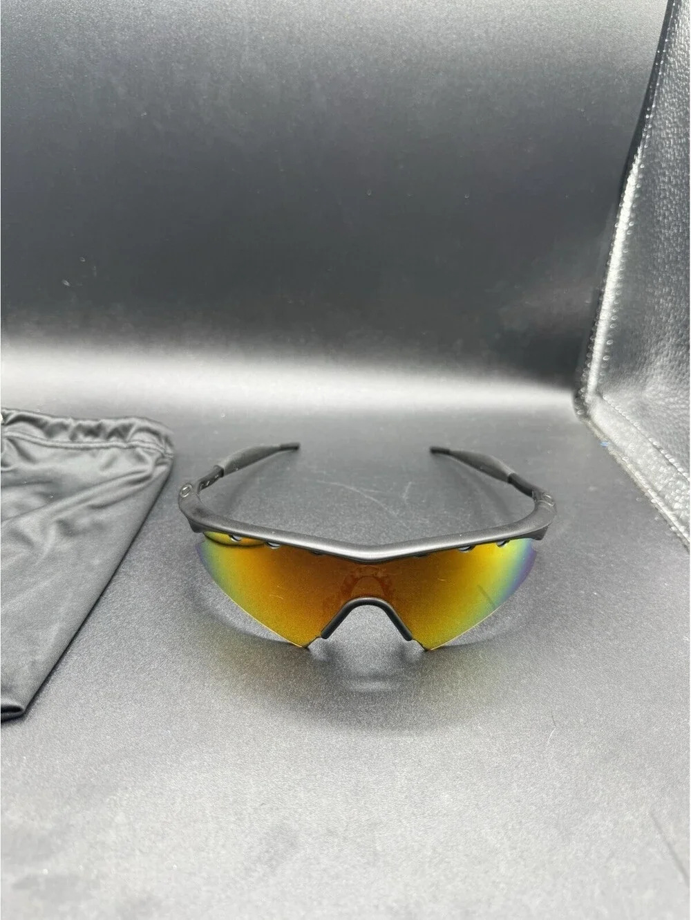 Oakley New M Frame Matte Black/Vented Fire Sweep Lenses